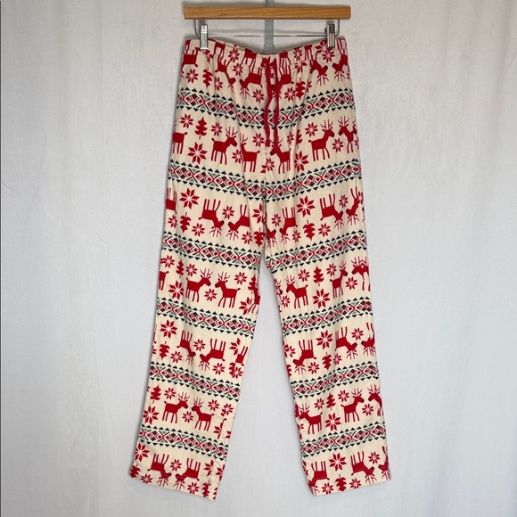 NWOT Hanna Andersson Women's Holiday Flannel Pajama Set Sz S Dear Deer Christmas - Picture 8 of 14